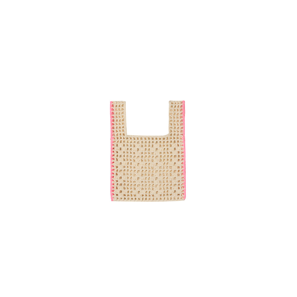 [KIDSAGOGO] 24SS - 38　Crochet Bag - pink