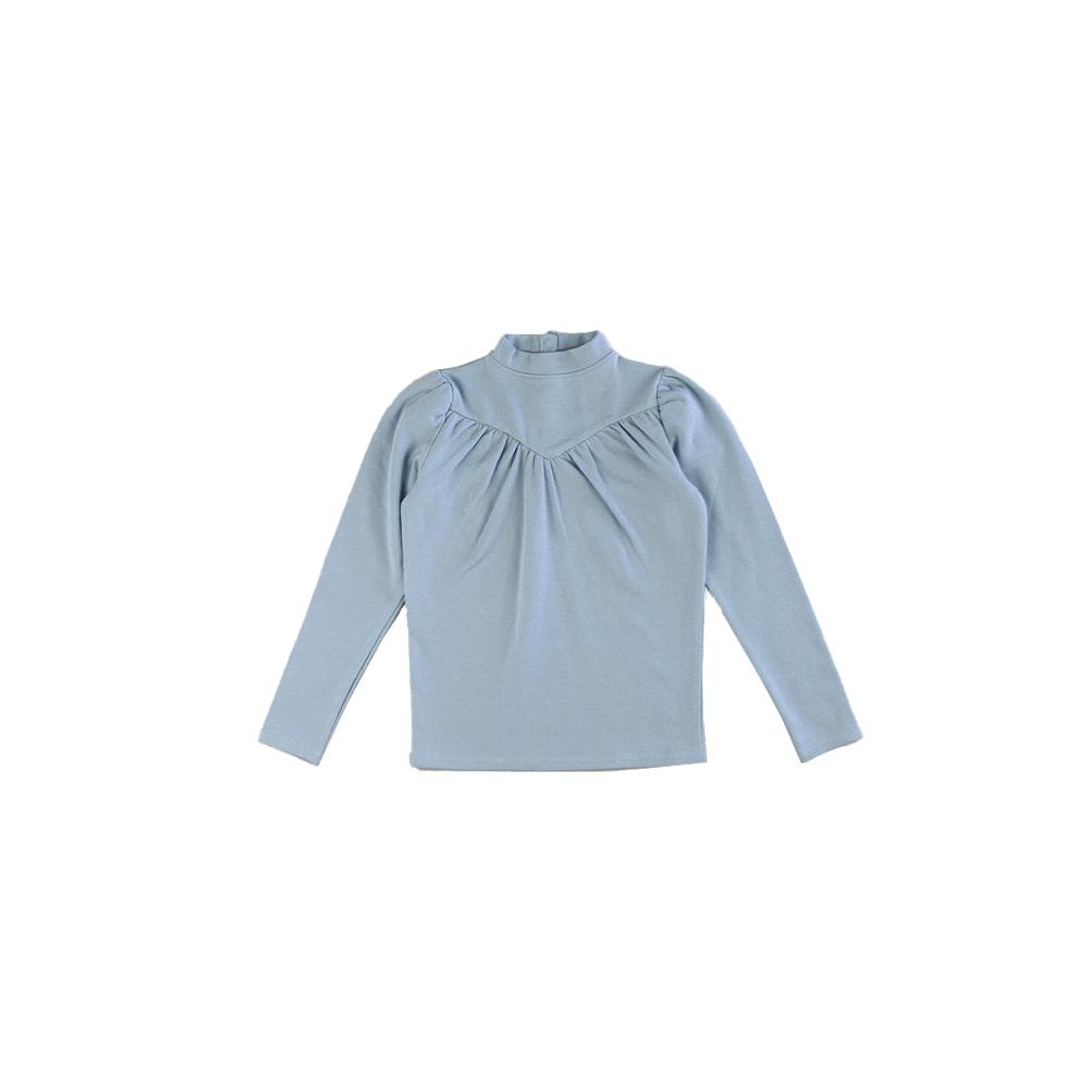 [iver and isla] 23AW-15　pima prairie top - chambray
