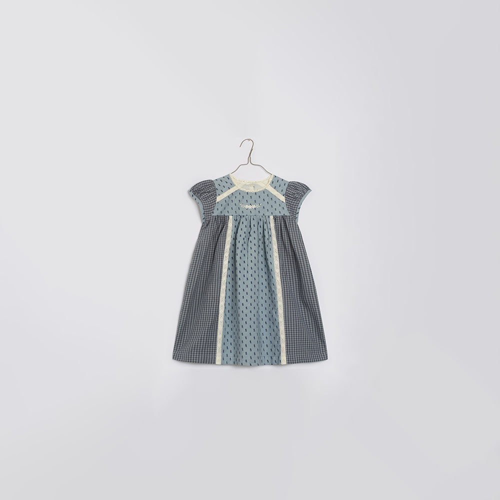 [Little cotton clothes] 24SS - 14　Organic Nessa Dress  - Dorset Floral
