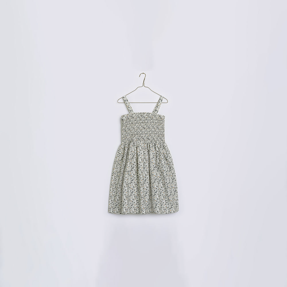 [Little cotton clothes] 24SS - 2　Organic Penny Dress - Evesham Floral