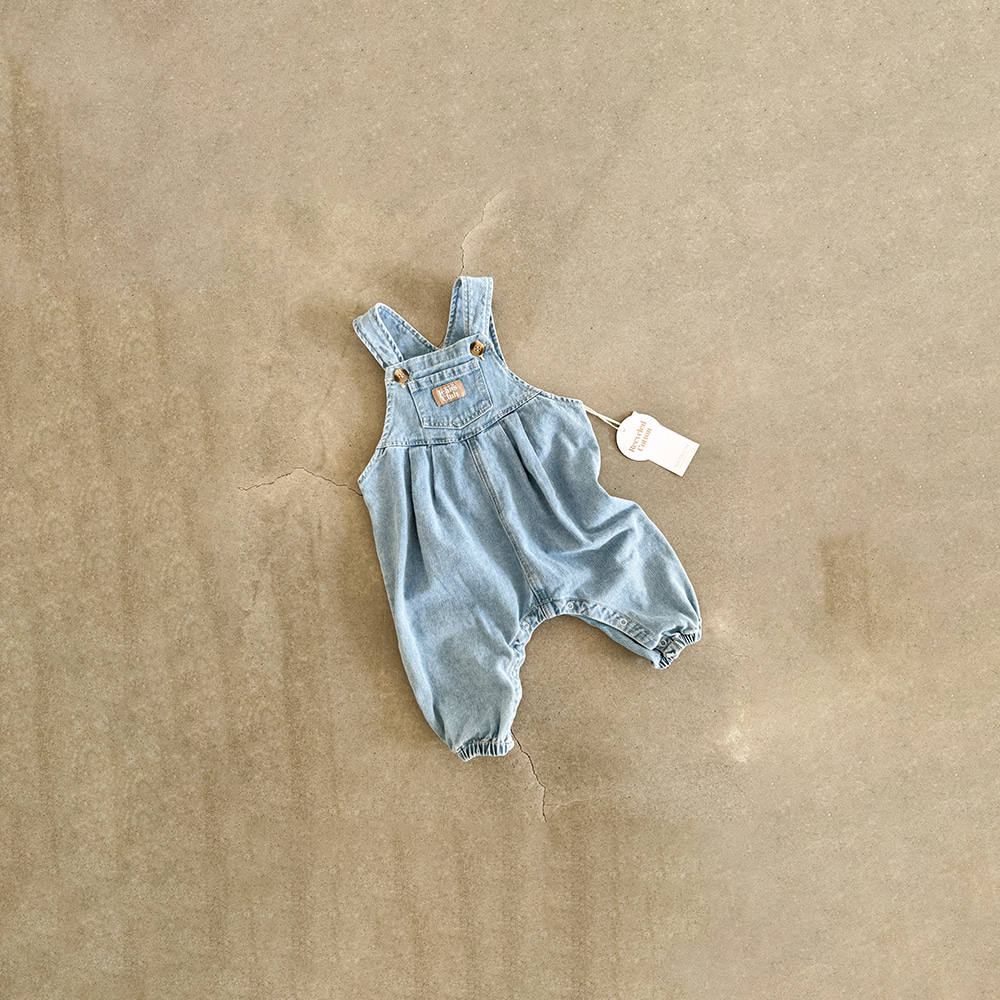 [TWIN COLLECTIVE] 24SS - 11　BABY OVERALL - CLEAR BLUE